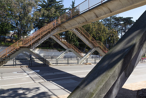 Ocean Avenue Pedestrian Bridge, San Francisco, CA